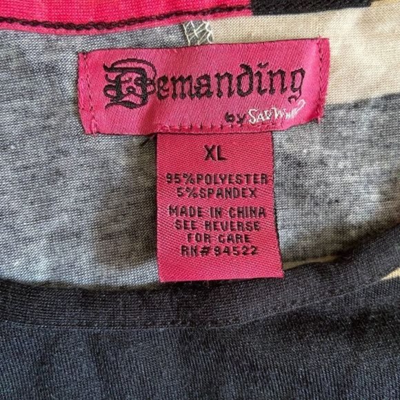 NWT Demanding PinkΒ & Black Dress W/ Pockets XL - Picture 4 of 8